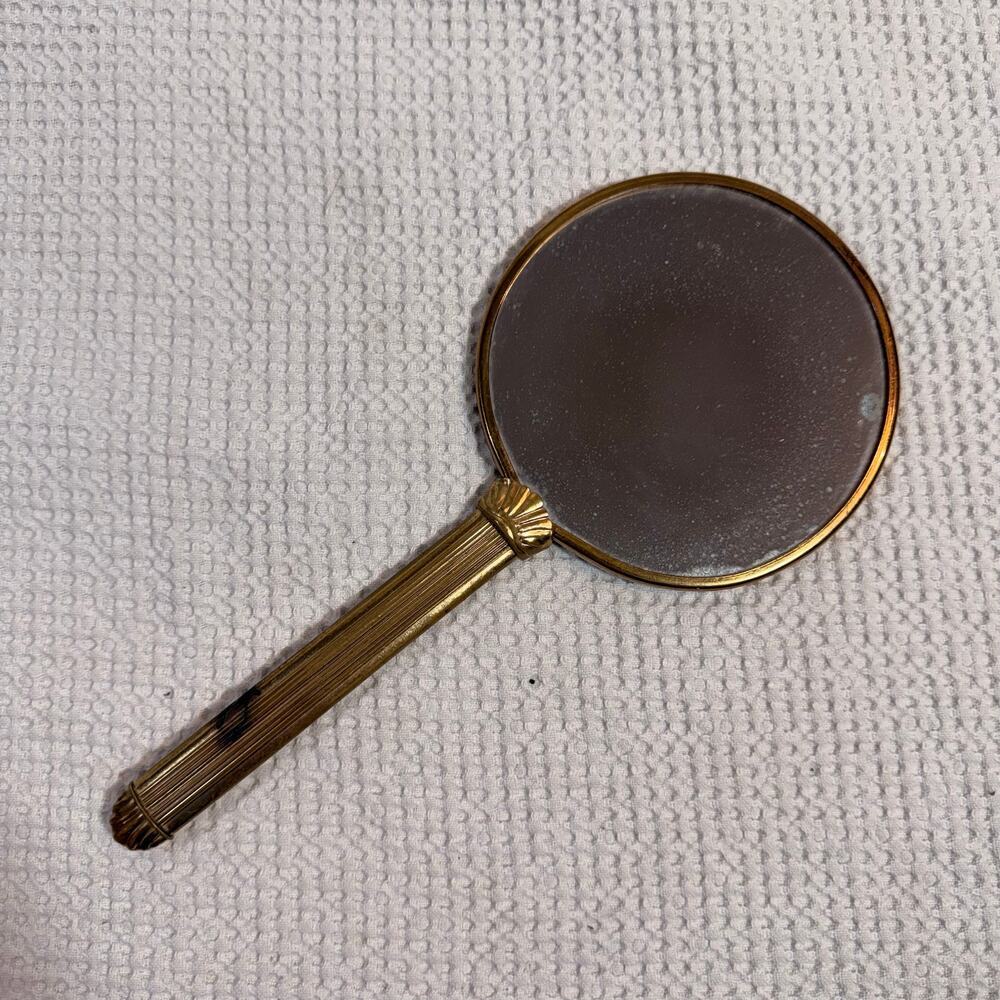 Antique Victorian Dressing Table Hand Mirror